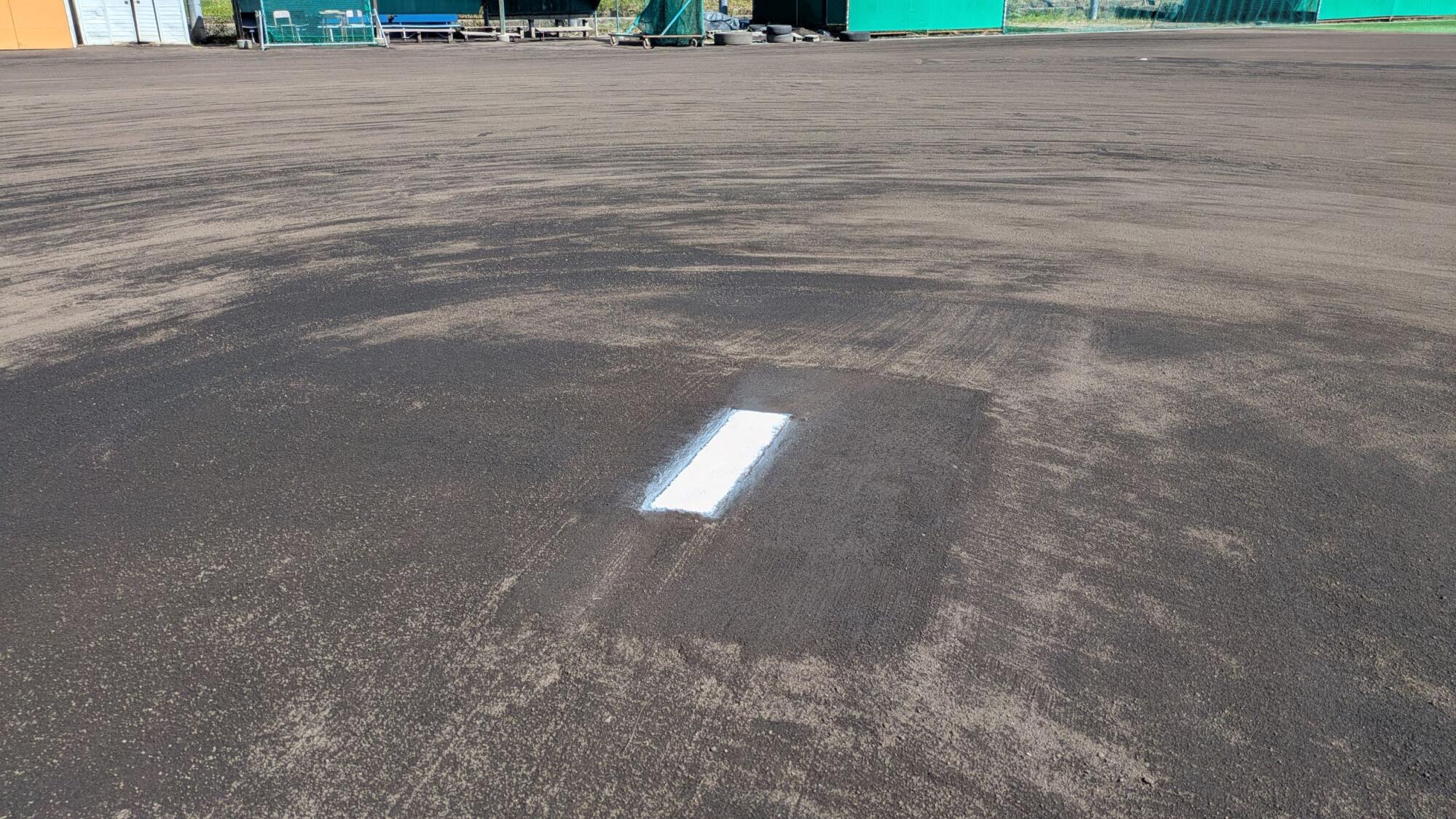 奈良県立五條高等学校　内野グラウンド整備画像