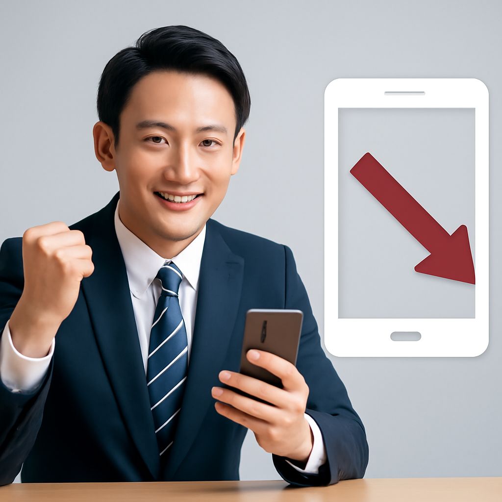 法人向けスマホ料金見直しの効果