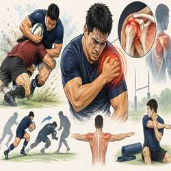 ラグビーで肩を痛める原因|多いケガと予防を解説