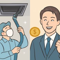 大阪のダクト清掃がもたらす健康と経済のメリット画像