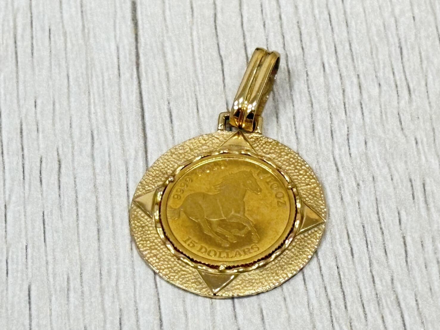 【金製　コイントップ】を買い取りしました！イメージ