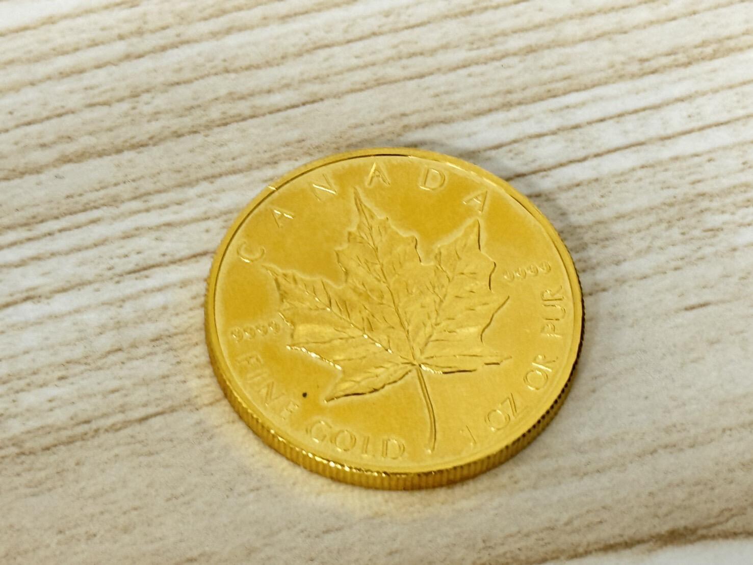 【メイプルリーフ　1oz】を買い取りしました！イメージ