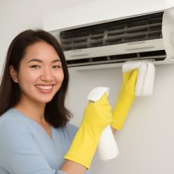 エアコン清掃で健康を守る！画像