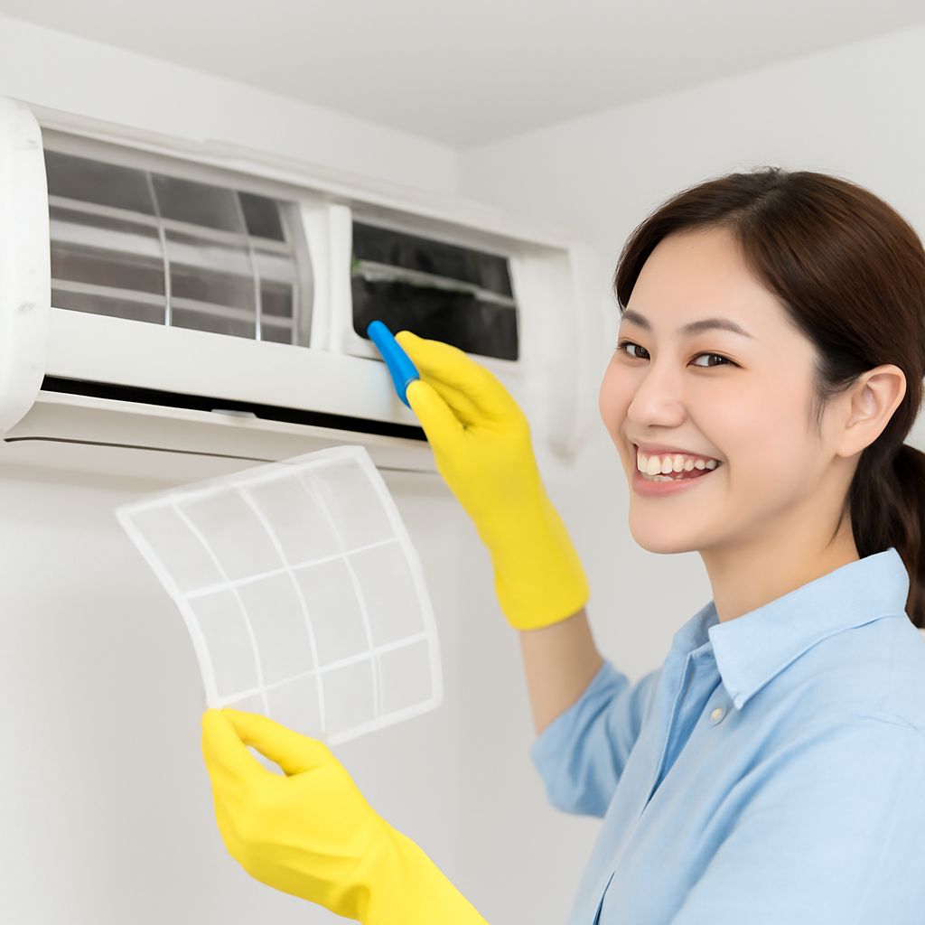 エアコン掃除で健康＆電気代節約！