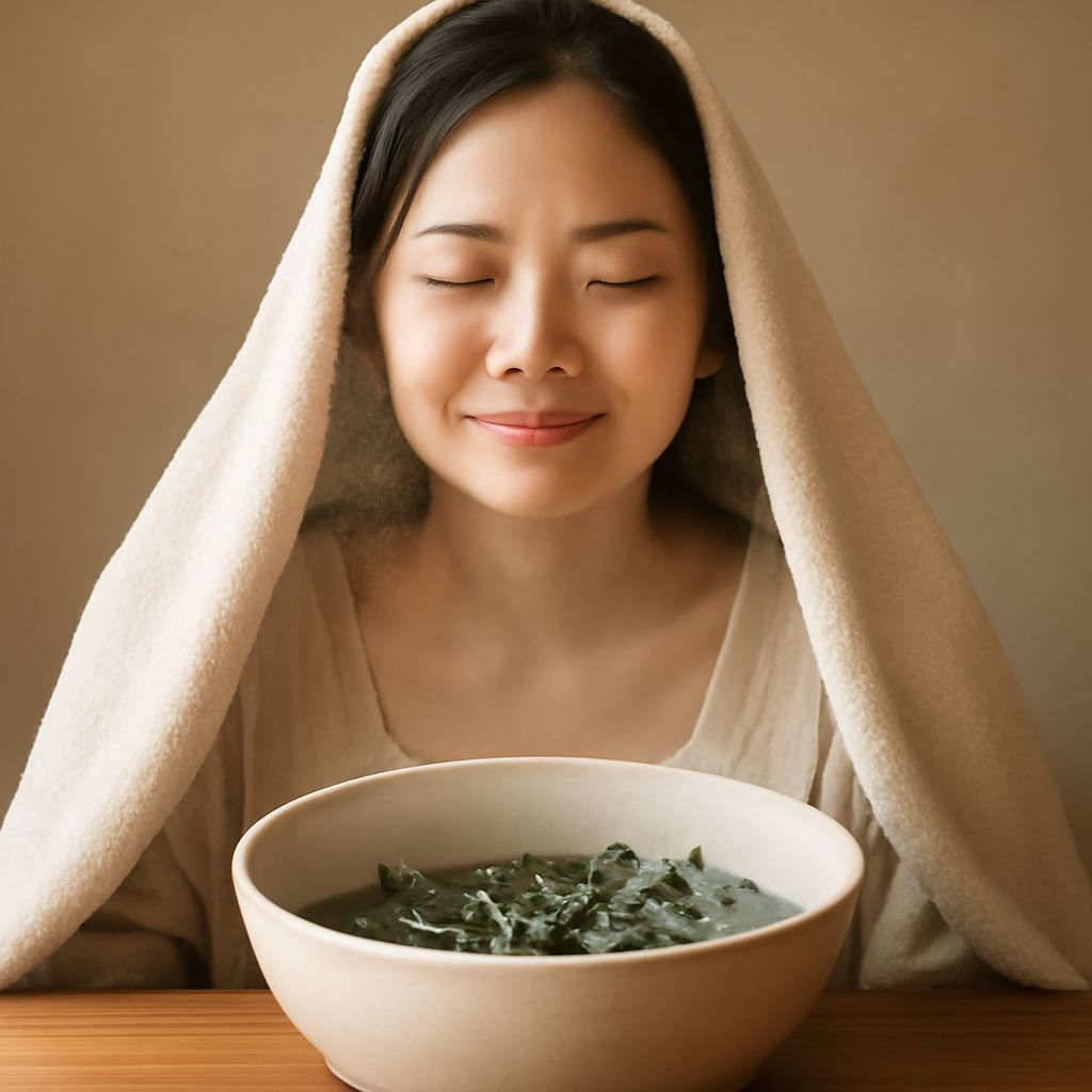 ハーブ蒸しで心身を温める健康法