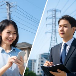 電気設備が支える生活とビジネス画像
