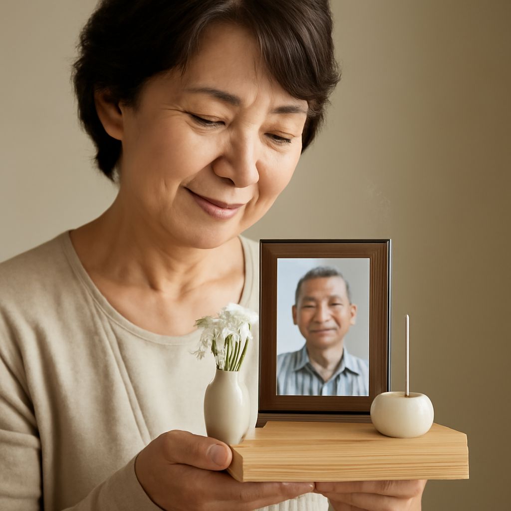 お手元供養で故人を身近に感じる画像