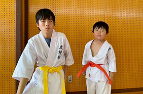 H・Fくん（幼年男子）、T・Fくん（中学男子）