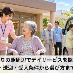 みどりの駅周辺でデイサービスを探す！料金・送迎・受入条件から選び方まで解説