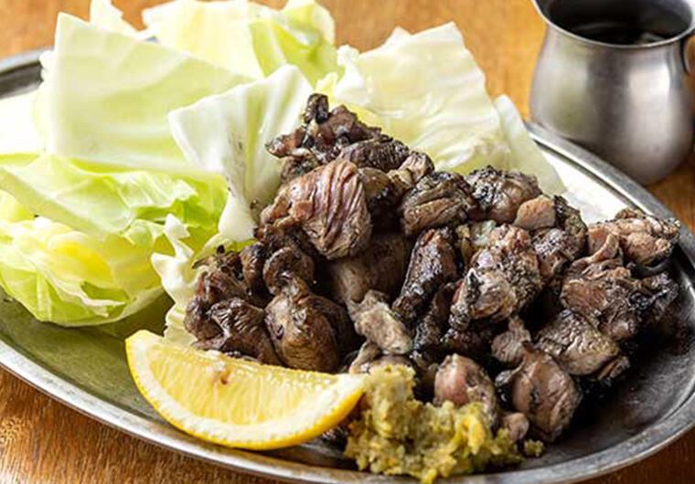 1位 炭火もも焼き(鶏肉)