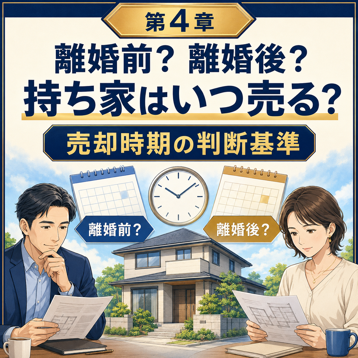 ④ 大村市の離婚・財産分与と持ち家売却｜売る・残す・住み続けるための実務ガイド