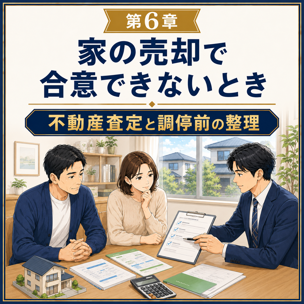 ⑥ 大村市の離婚・財産分与と持ち家売却｜売る・残す・住み続けるための実務ガイド（最終章）