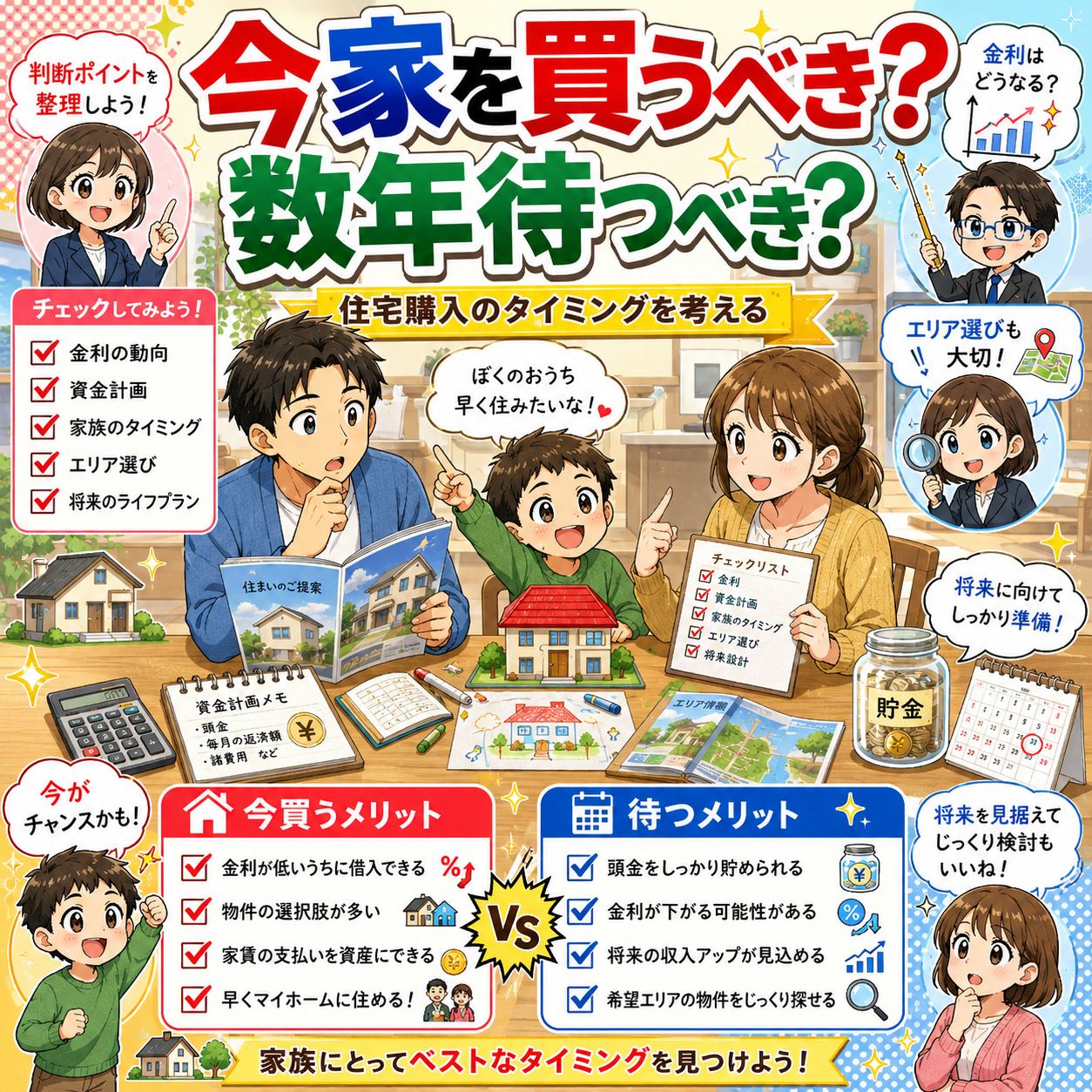② 今家を買うべき？数年待つべき？