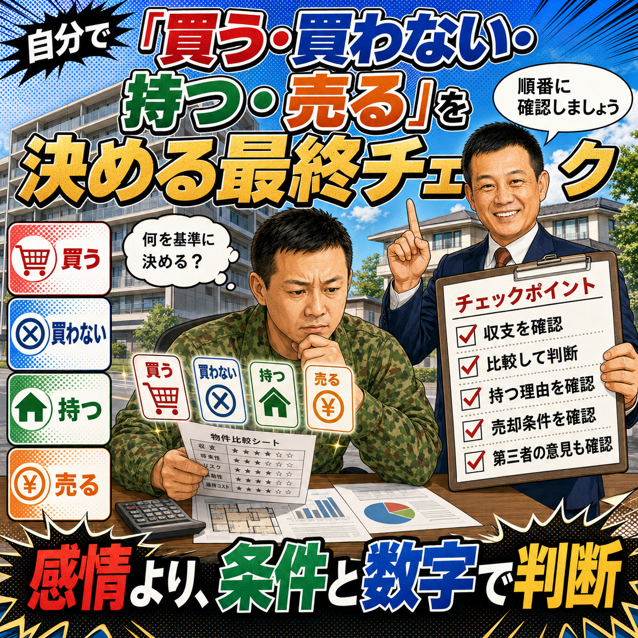 ⑬ 自分で「買う・買わない・持つ・売る」を決める最終チェック