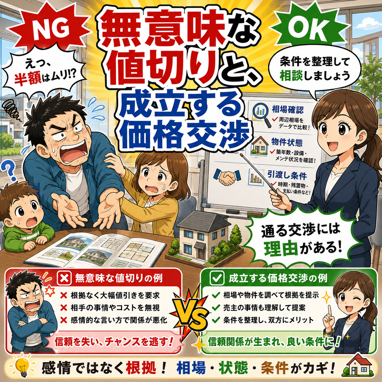 ⑤ リフォーム費用を理由に値引きできる？｜買主都合と物件不具合を分ける