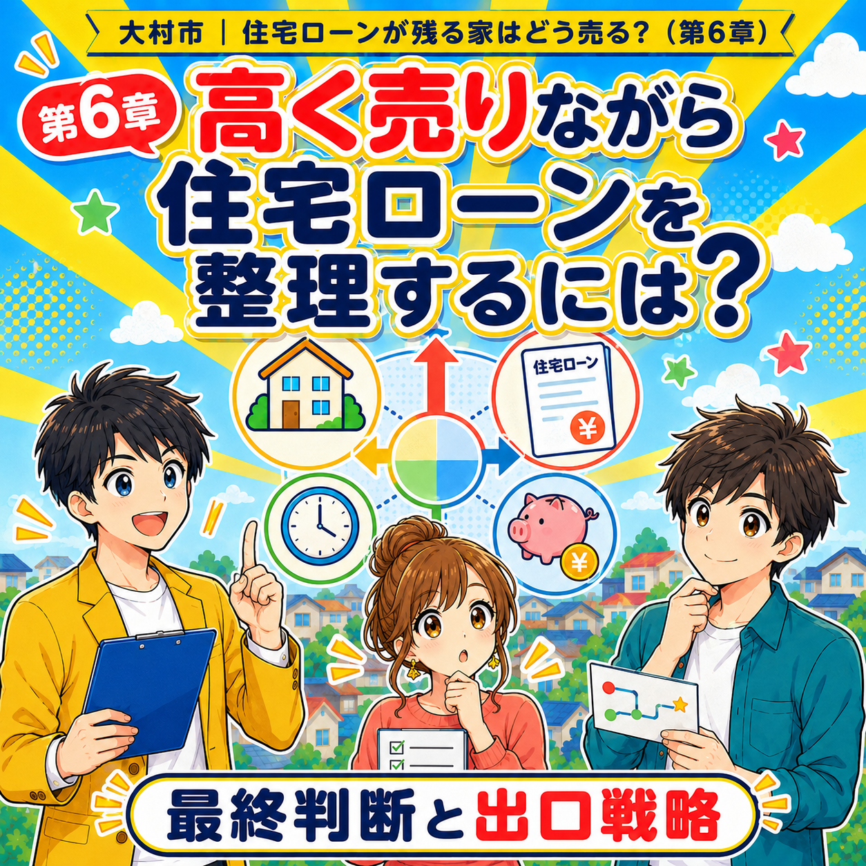 ⑥ 大村市｜高く売りながら住宅ローンを整理するには？