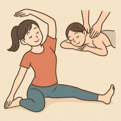 姿勢改善に役立つストレッチ